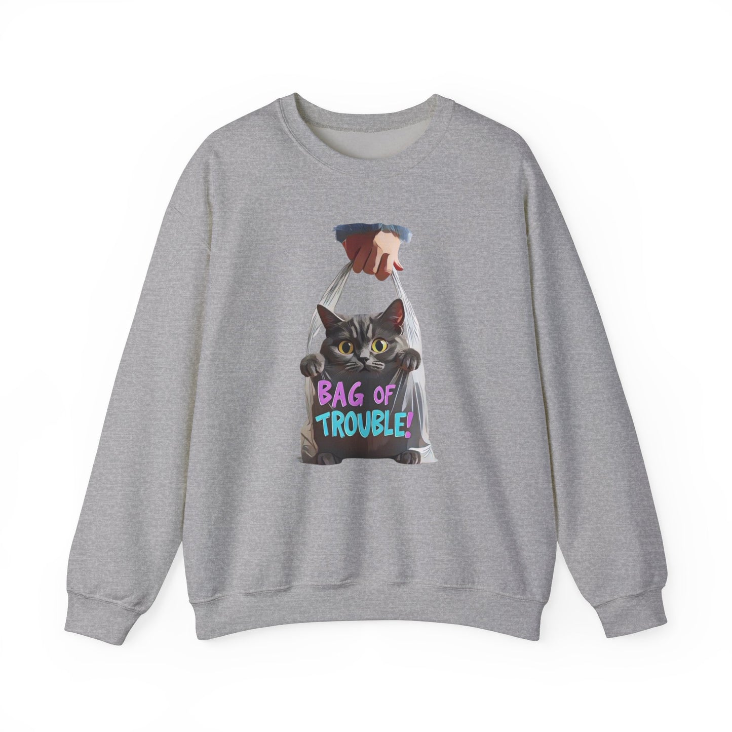 Bolsa de Trouble Unisex Heavy Blend ™ Crewneck Swerner Sweats - EmpressKorea