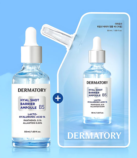 Dermay Limited Edition Hyalshot Barrier Ampoule B5 50ML+täyttö 50 ml