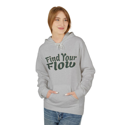 Hitta ditt flöde unisex midweight softstyle fleece hoodie - EmpressKorea