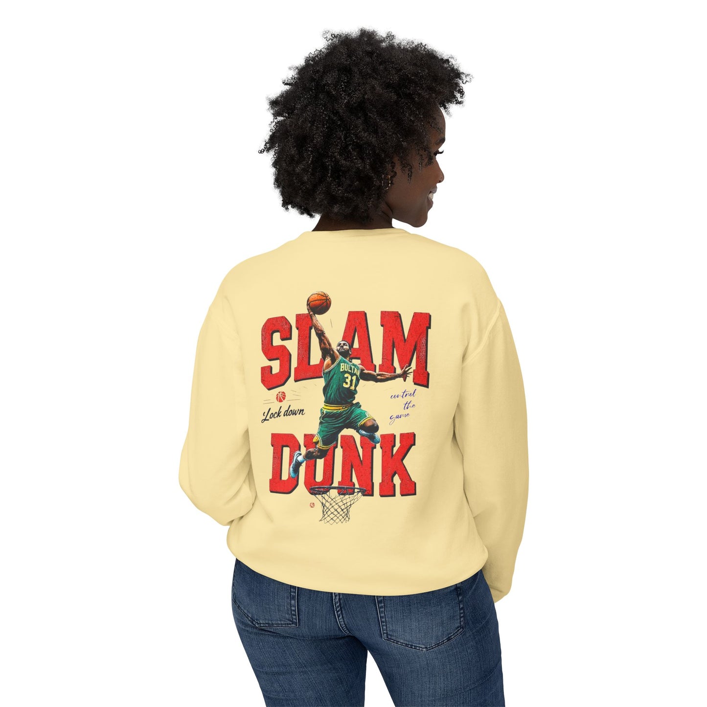 Slam Dunk Unisex Lightweight CrewNeck Sweatshirt - EmpressKorea