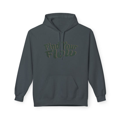 Hitta ditt flöde unisex midweight softstyle fleece hoodie - EmpressKorea