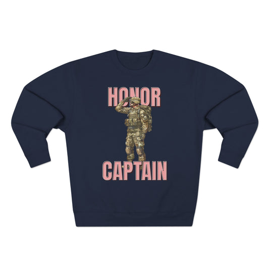 Onore il capitano unisex fesshirt dell'equipaggio