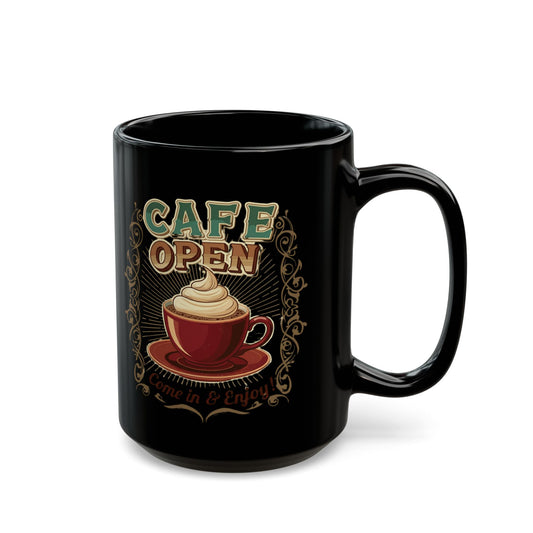 Cafe Black Mug (11oz, 15oz)