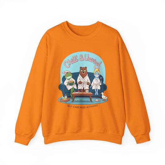 Chill & Unwind Unisex Trom Blend ™ Crewneck Sweatshirt - EmpressKorea