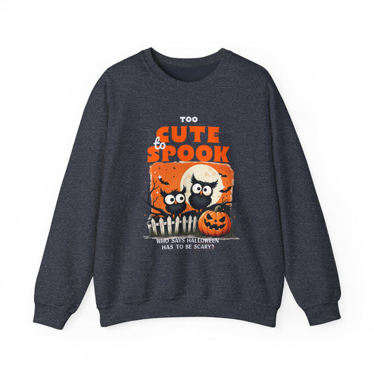 For søt til å spook Unisex Heavy Blend ™ CrewNeck Sweatshirt - EmpressKorea