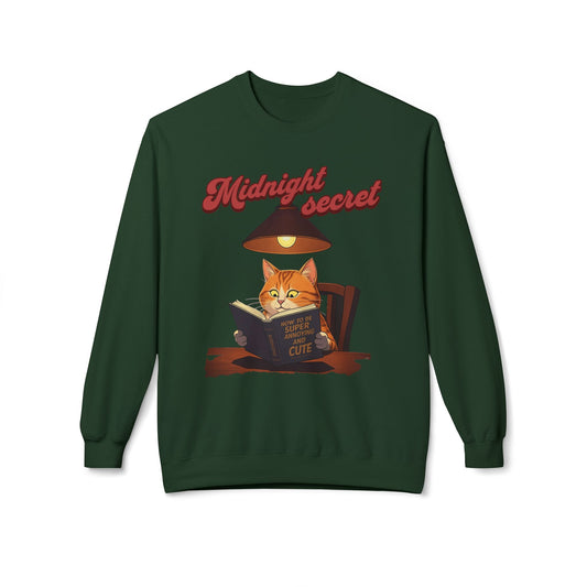 Midnight secret Unisex Midweight Softstyle Fleece Crewneck Sweatshirt  - EmpressKorea