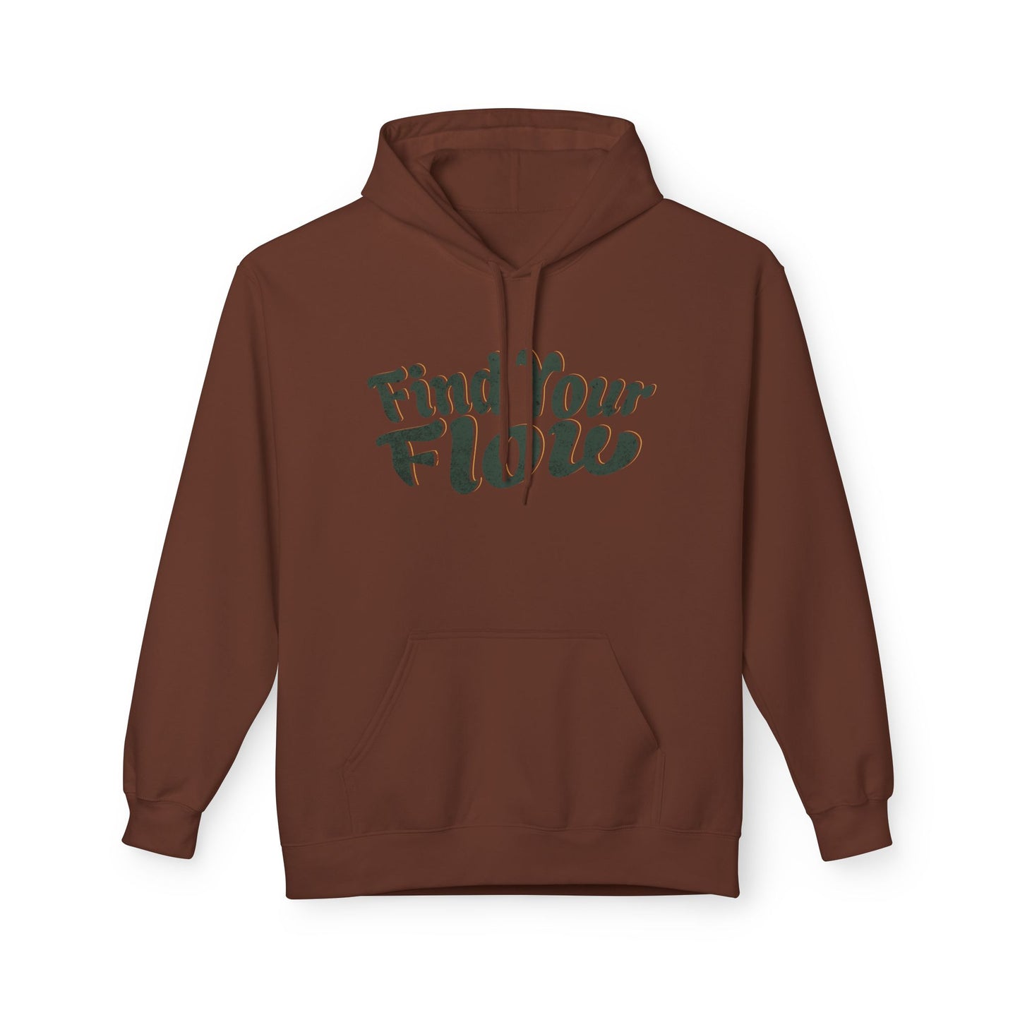 Encontre o seu fluxo unissex do meio do meio do meio de lã de lã - Hoodie - EmpressKorea