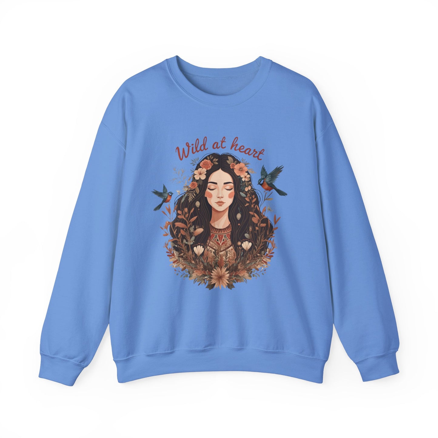 Wild at heart Unisex Heavy Blend™ Crewneck Sweatshirt - EmpressKorea