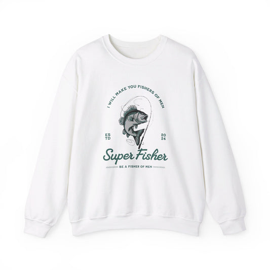 超級費舍爾男女通用混合™Crewneck運動衫