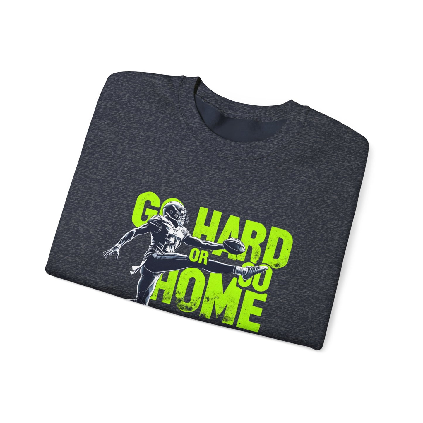 Ga hard of ga naar huis unisex Heavy Blend ™ Crewneck sweatshirt - EmpressKorea