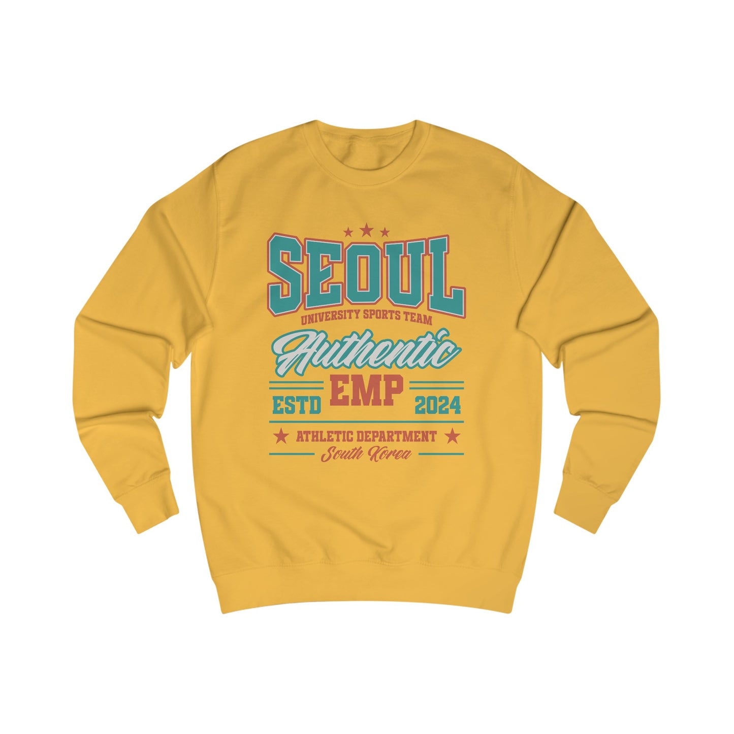 Sweat unisexe de l'équipe sportive de l'Université de Séoul - EmpressKorea