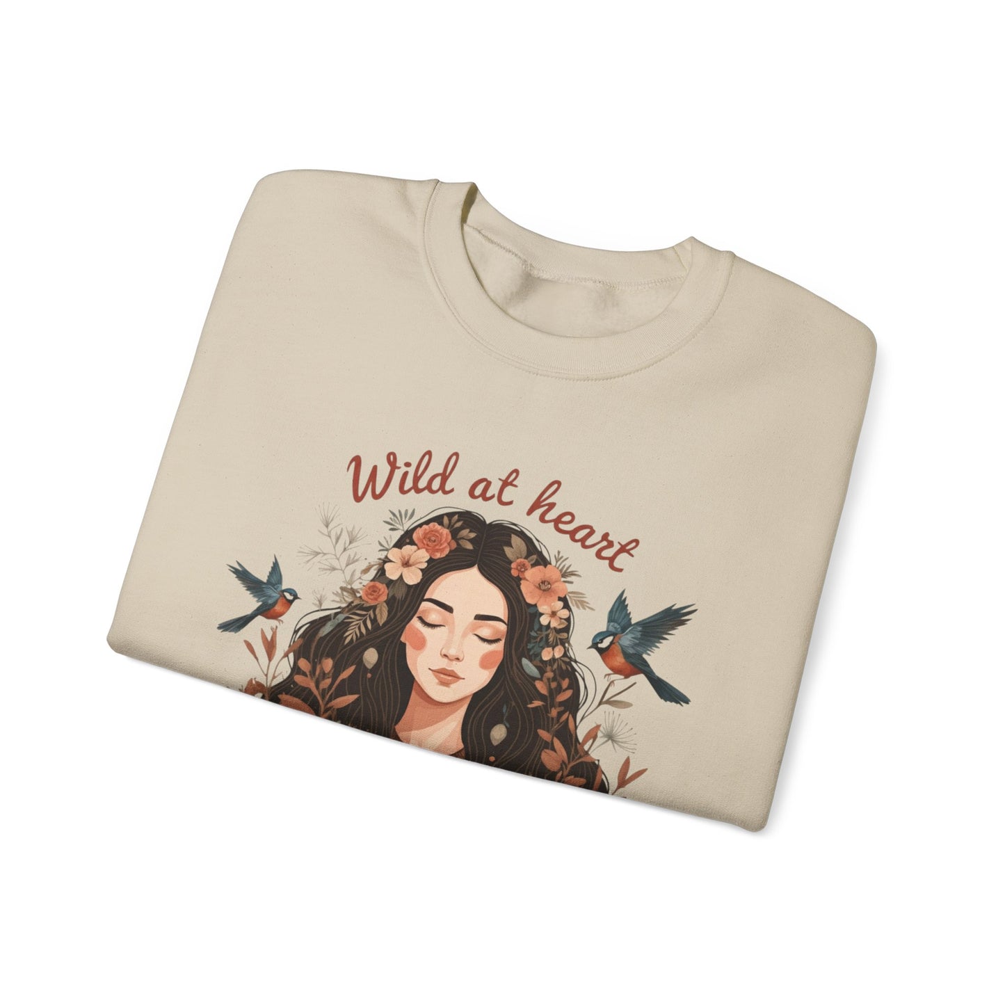 Wild At Heart Unisex Heavy Blend ™ Crewneck Sweatshirt - EmpressKorea