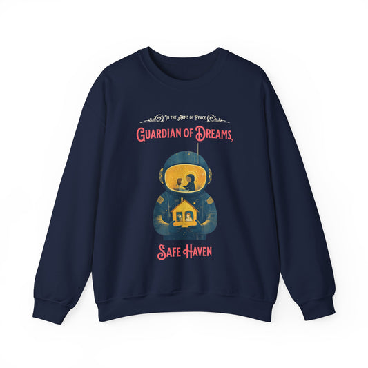 安全的天堂中性浓混合™Crewneck运动衫