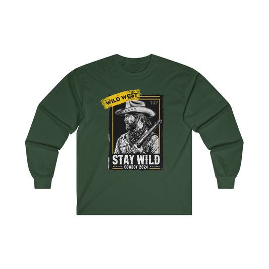 Stay Wild Unisex Ultra Cotton Long Sleeve Tee  - EmpressKorea