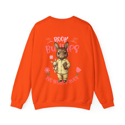 Boek Bunnies Unisex Heavy Blend ™ Crewneck Sweatshirt - EmpressKorea