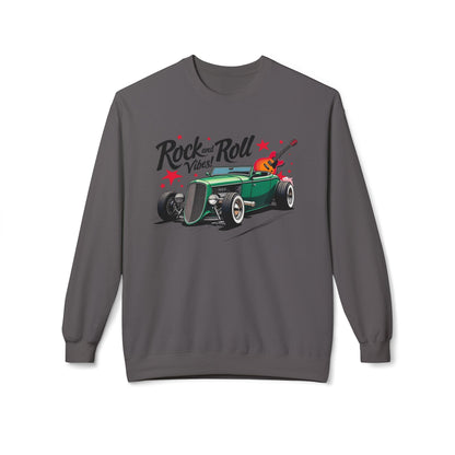 Rock & Roll vibra unissex Softstyle Fleece Crewneck Sweetshirt - EmpressKorea