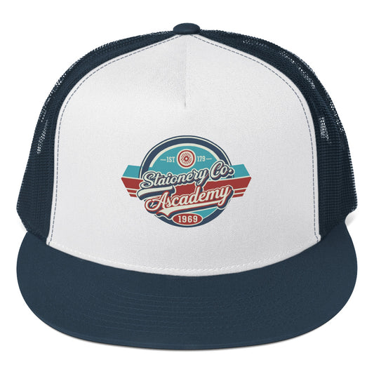 Caipín Trucker Comhartha Vintage