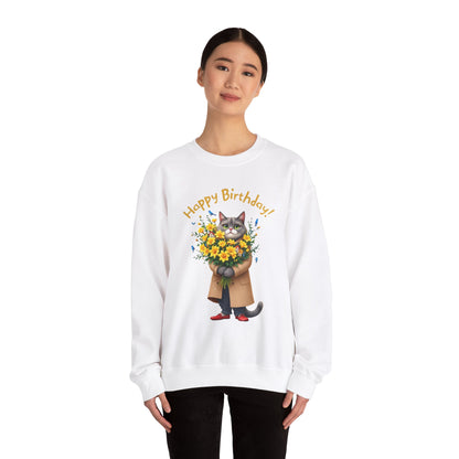 Gefeliciteerd! Unisex Heavy Blend ™ Crewneck Sweatshirt - EmpressKorea