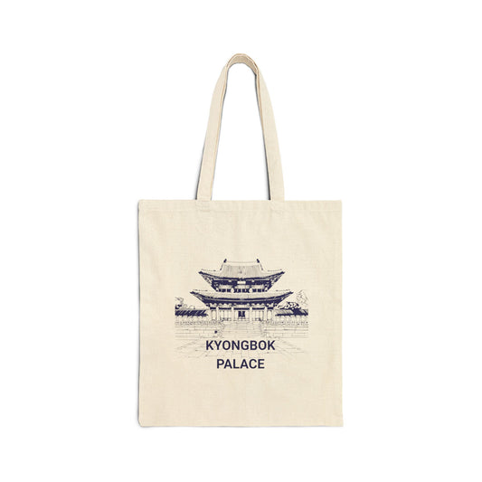 Kyongbok Palace Cotton Canvas Tote Tasche