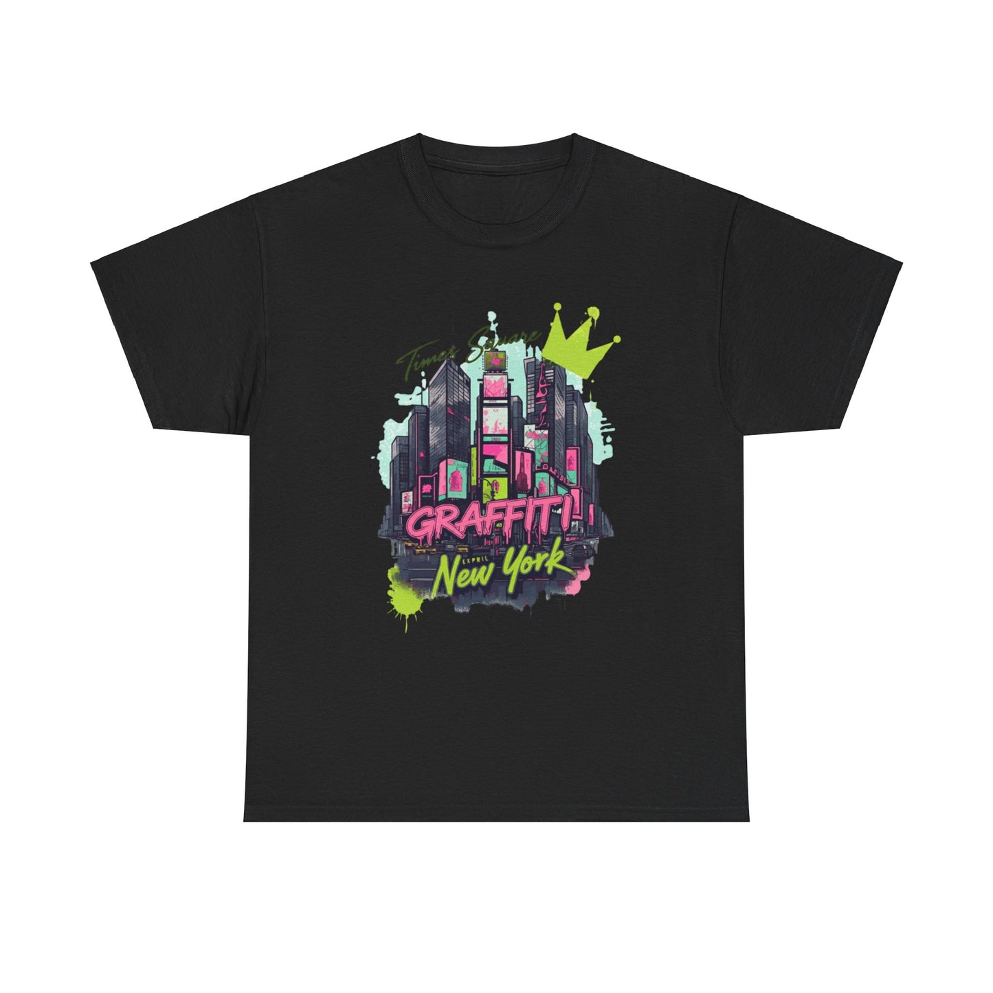 Graffiti New York Unisex Cotton Tee - EmpressKorea