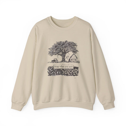 Reap what you sow Unisex Heavy Blend™ Crewneck Sweatshirt  - EmpressKorea