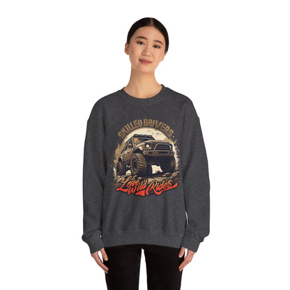 Skilled Driver Unisex Heavy Blend™Crewneckスウェットシャツ - EmpressKorea