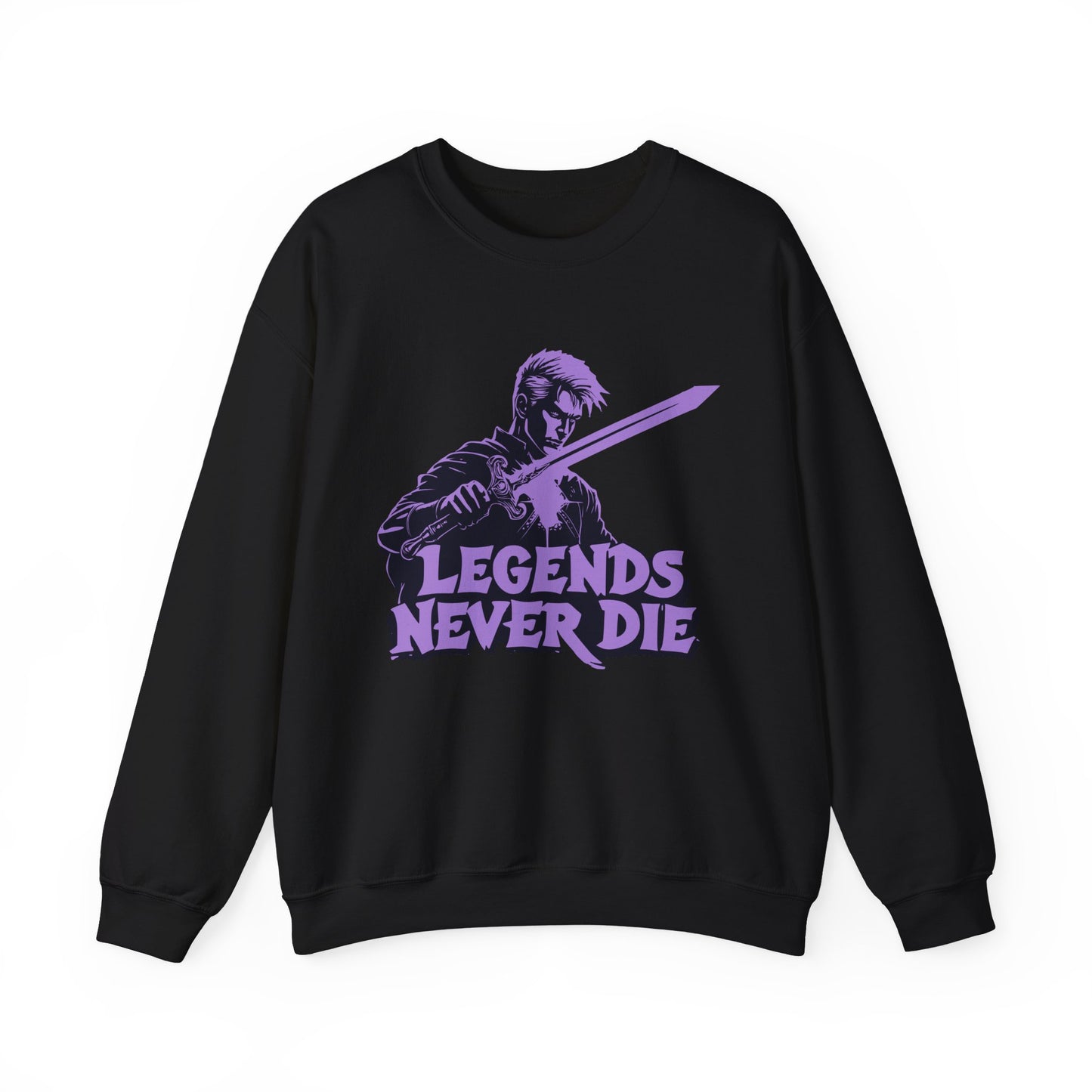 Legends Never Die Unisex Heavy Blend ™ CrewNeck Sweatshirt - EmpressKorea