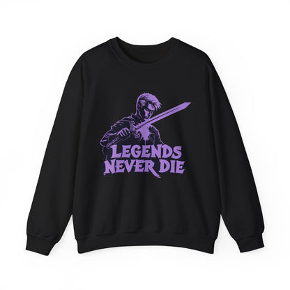 Legenden sterben niemals Unisex Heavy Blend ™ Crewneck Sweatshirt - EmpressKorea