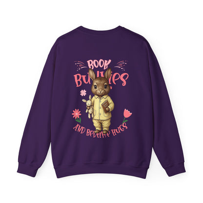 Boek Bunnies Unisex Heavy Blend ™ Crewneck Sweatshirt - EmpressKorea