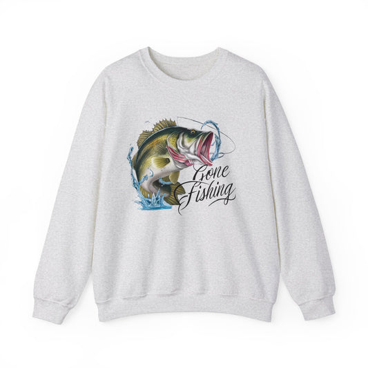 Gone Fishing Unisex Heavy Blend ™ Crewneck Sweetshirt