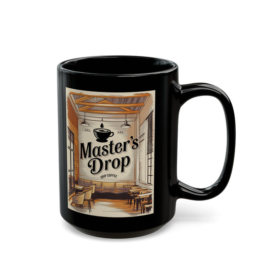 Drip Coffee Black Mug (11 унций, 15 унций)