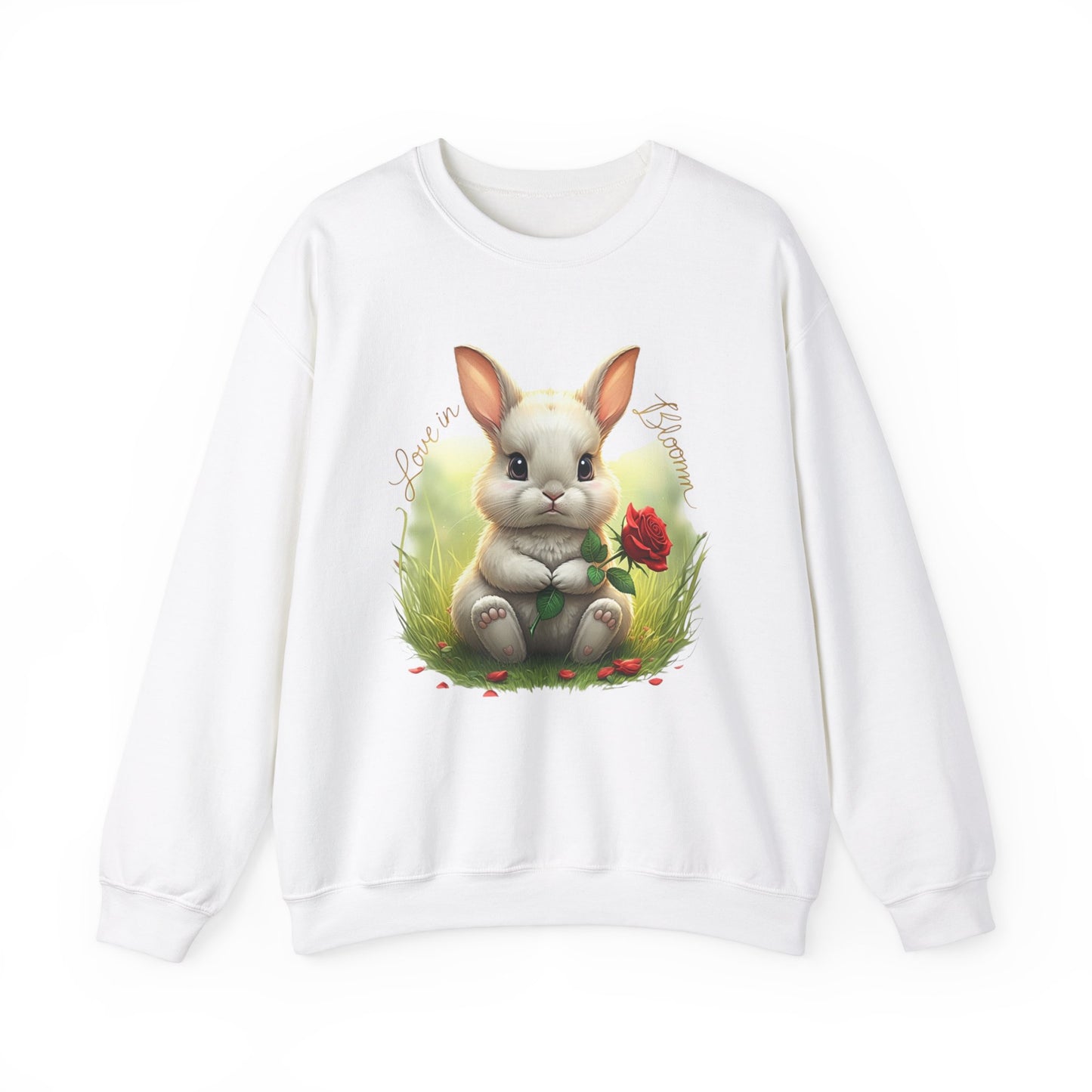 Love in Bloom Unisex Heavy Blend ™ Crewneck Sweetshirt - EmpressKorea