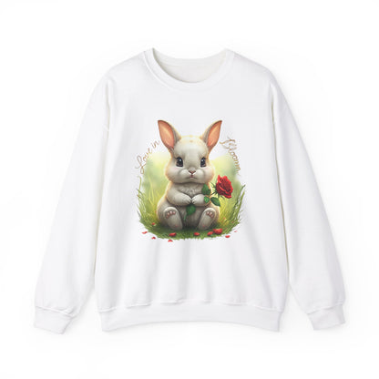 Love in bloom Unisex Heavy Blend™ Crewneck Sweatshirt - EmpressKorea