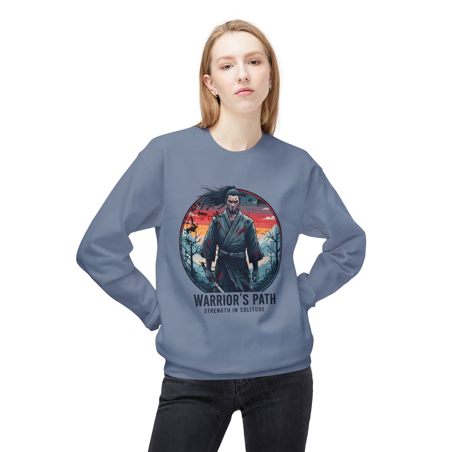 Warrior's Path Unisex Midweight Softstyle Fleece Crewneck Sweatshirt - EmpressKorea