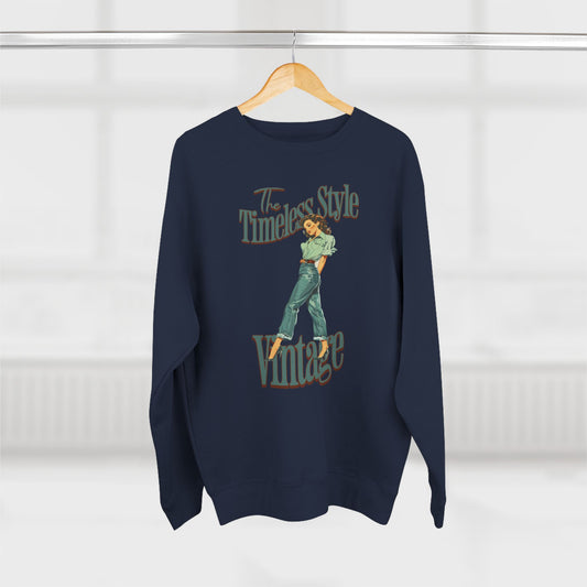 Phong cách vượt thời gian unisex crewneck áo len