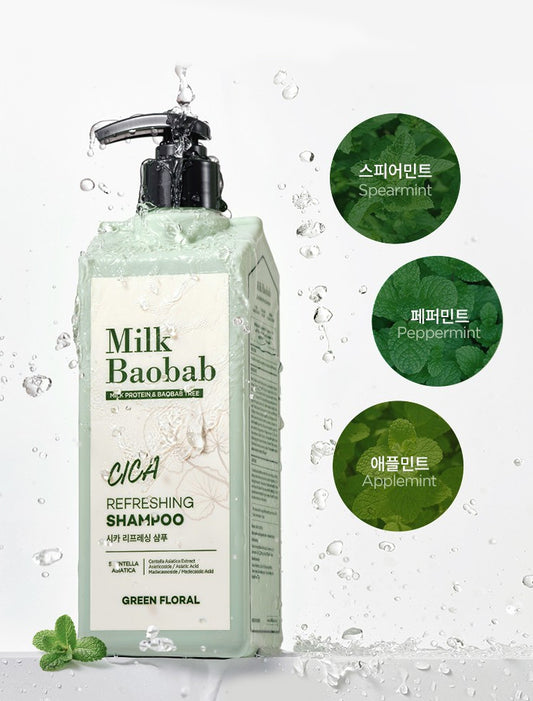 Maito baobab cica virkistävä shampoo 500ml