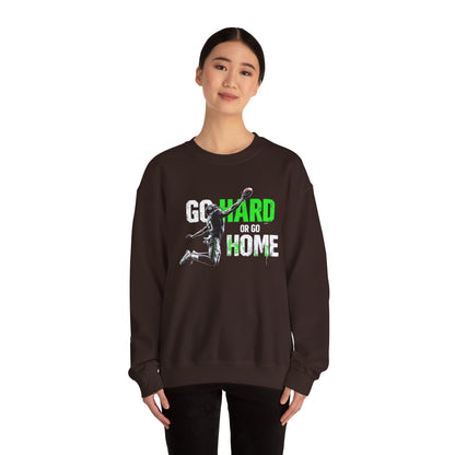 Go hard or go home2 Unisex Heavy Blend™ Crewneck Sweatshirt - EmpressKorea