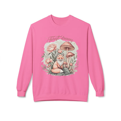 Forest Dream Unisexe Midweight Softstyle Fleece Crewneck Sweatshirt - EmpressKorea