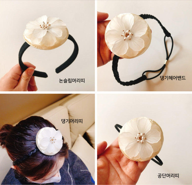 BEEU Hanbok Kids Hairband-Aster