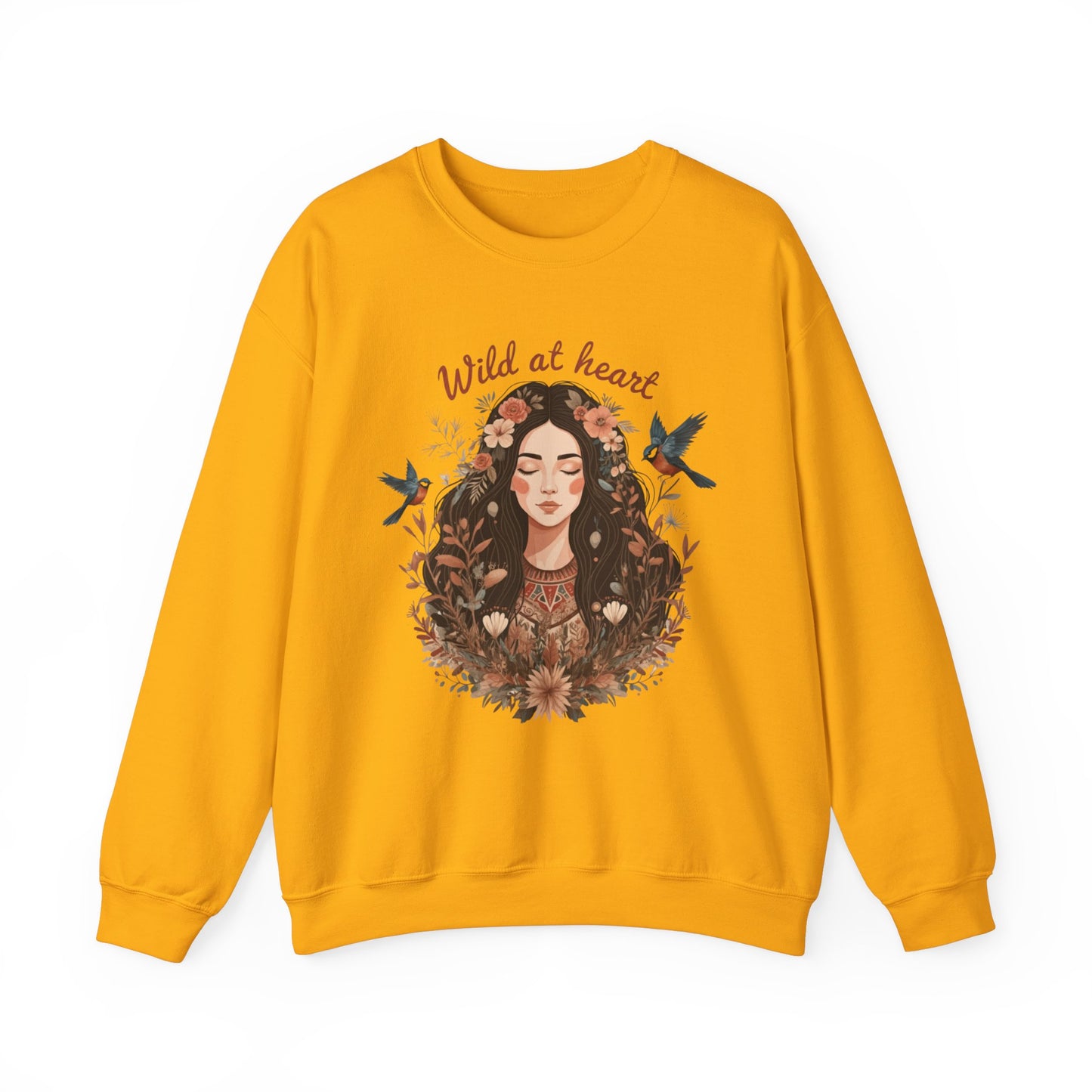 Wild at Heart Unissex Heavy Blend ™ Crewneck Sweetshirt - EmpressKorea