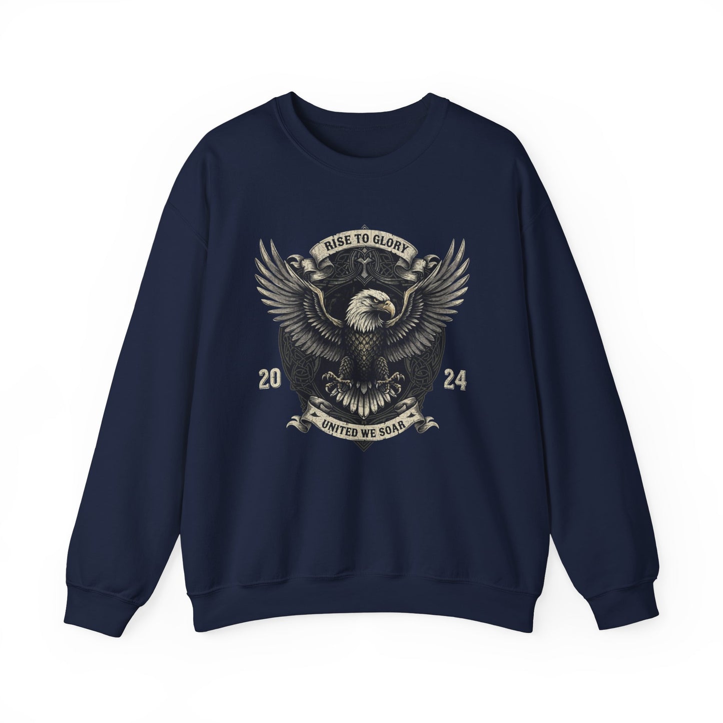 Rise to Glory2 Unisex Heavy Blend ™ CrewNeck Sweatshirt - EmpressKorea