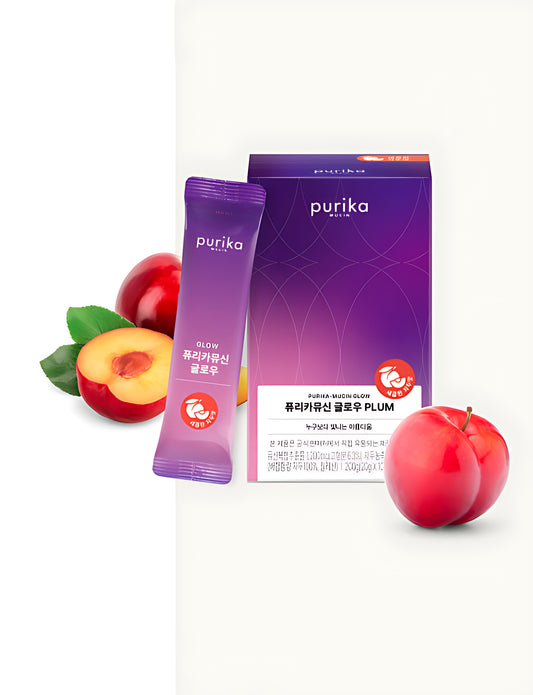 Purika mucin glow plum 20g*10 pack