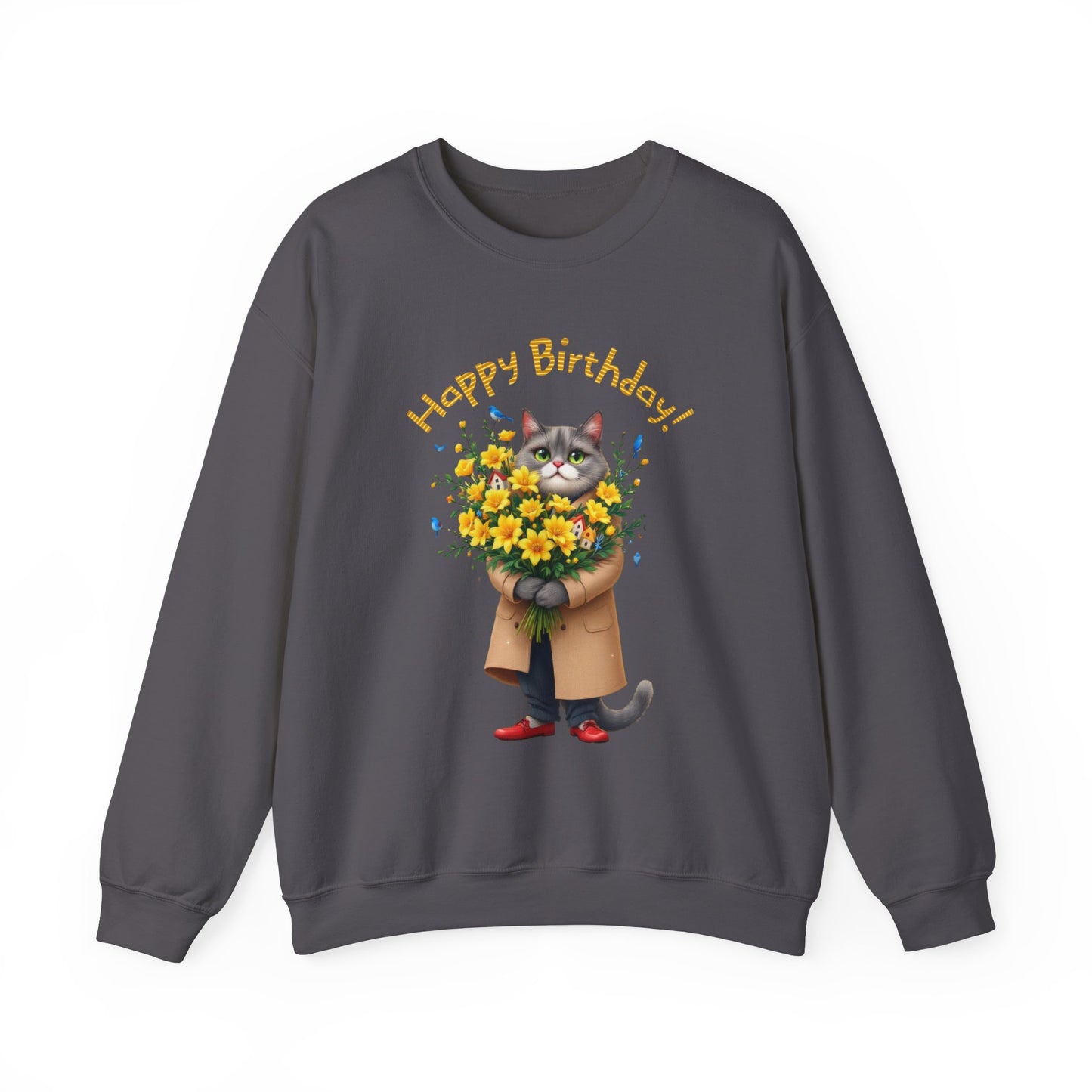 生日快乐！男女通用混合™Crewneck运动衫 - EmpressKorea