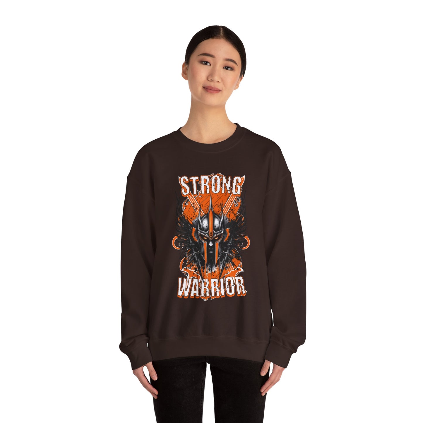 Strong Worrier Unisex Heavy Blend ™ Crewneck áo - EmpressKorea