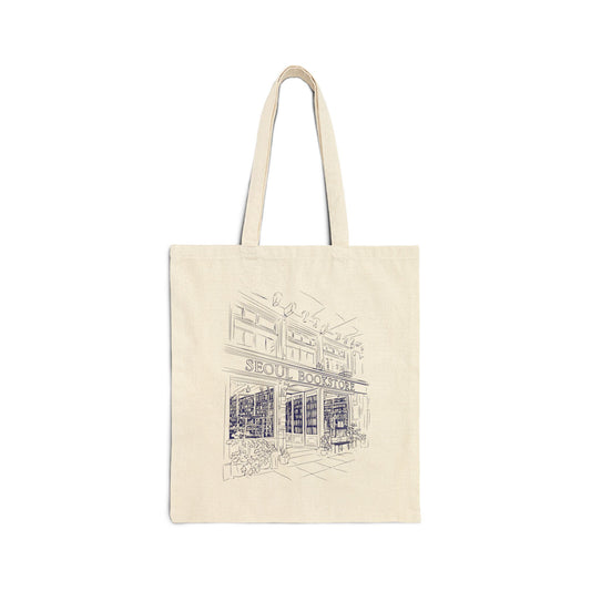 Seoul Bookstore Cotton Canvas Tote Tasche