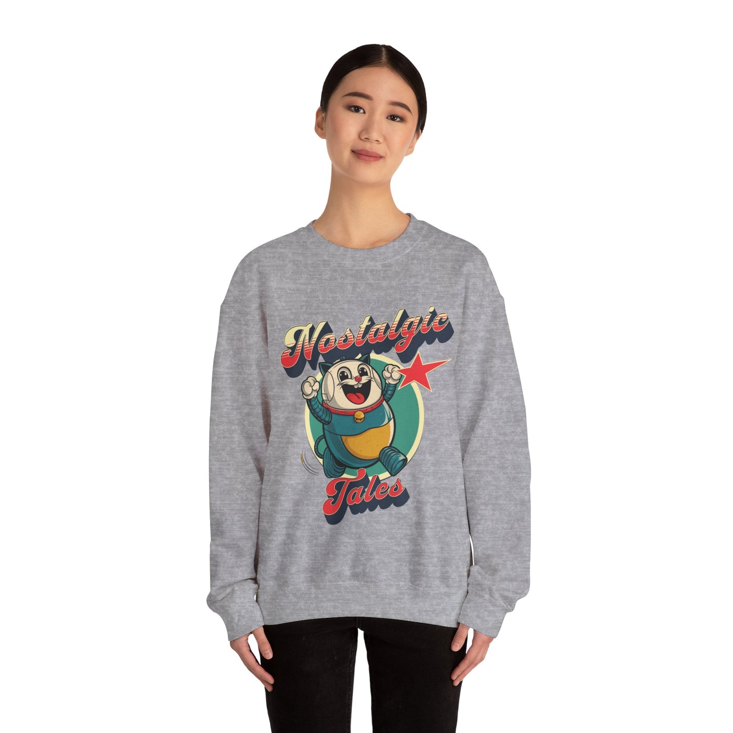 Nostalgiske historier Unisex Heavy Blend ™ CrewNeck Sweatshirt - EmpressKorea