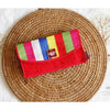 Saekdong Silk Quilted Long Wallet 5colors Red