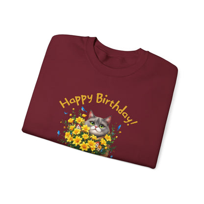 生日快乐！男女通用混合™Crewneck运动衫 - EmpressKorea