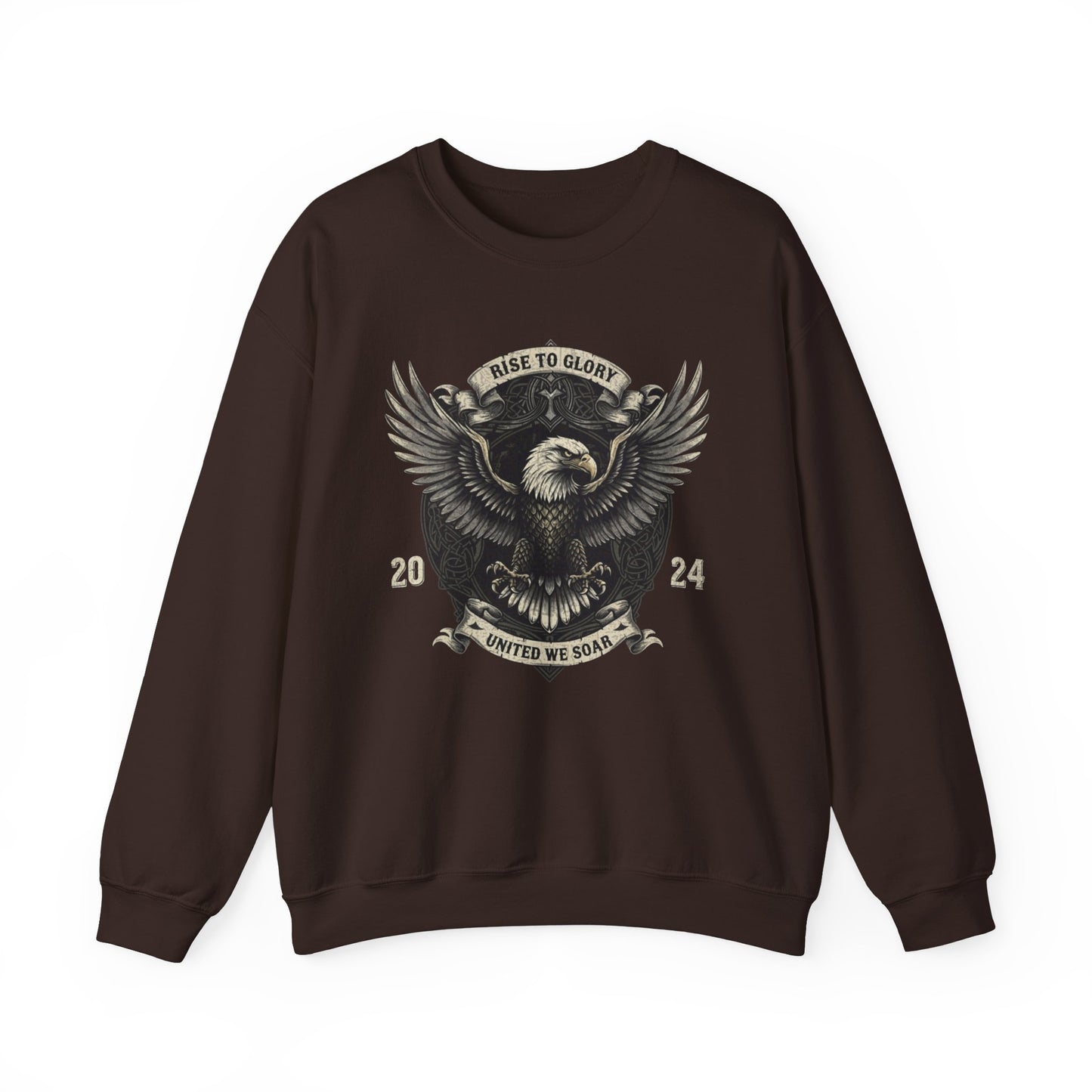 Rise to Glory2 Unisex Heavy Blend ™ Crewneck Tea - EmpressKorea