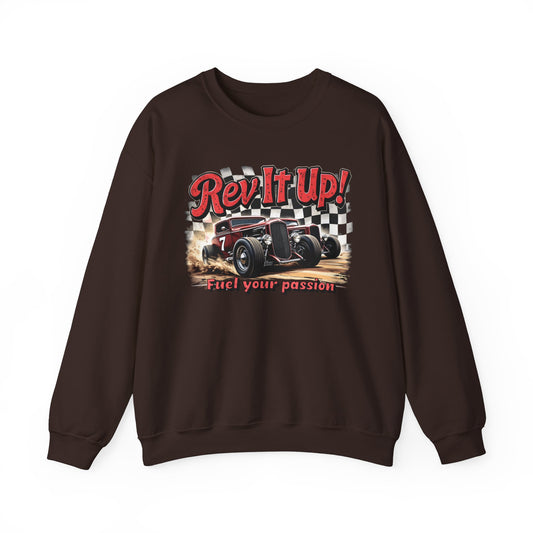 Rev It Up Unisex Heavy Blend ™ Crewneck Sweatshirt - EmpressKorea